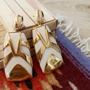 Maiyet 18k Gold plated “Tiger Stripe” earrings